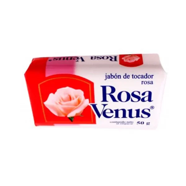 JABON 50 GRS ROSA VENUS BARRA
