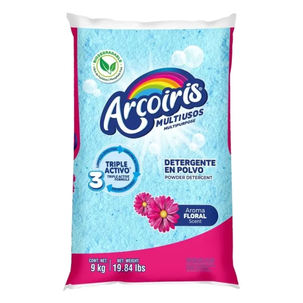 JABON 9 KILOS ARCO IRIS POLVO