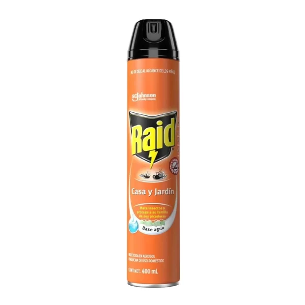 INSECTICIDA RAID 400/430 ML CASA/JARDIN
