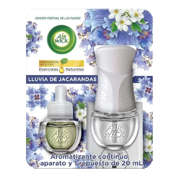 1 DESPENSER Y 1 REPUESTO AIRWICK LLUVIA