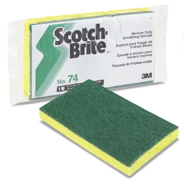 FIBRA C/ESPONJA SCOTCH BRITE 3M VERDE
