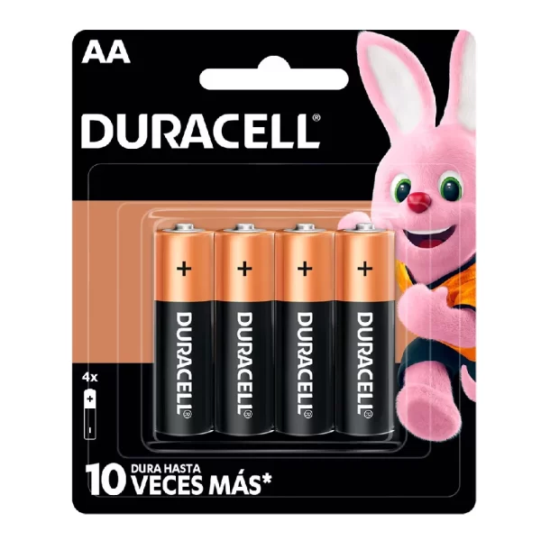 BATERIA AA C/4 + 1 PZAS DURACELL