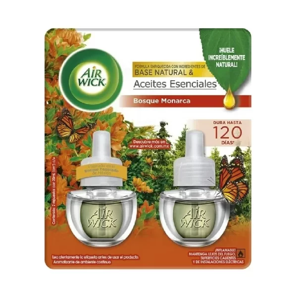 REPUESTO C/2 AIRWICK ACEITES BOSQUES MON