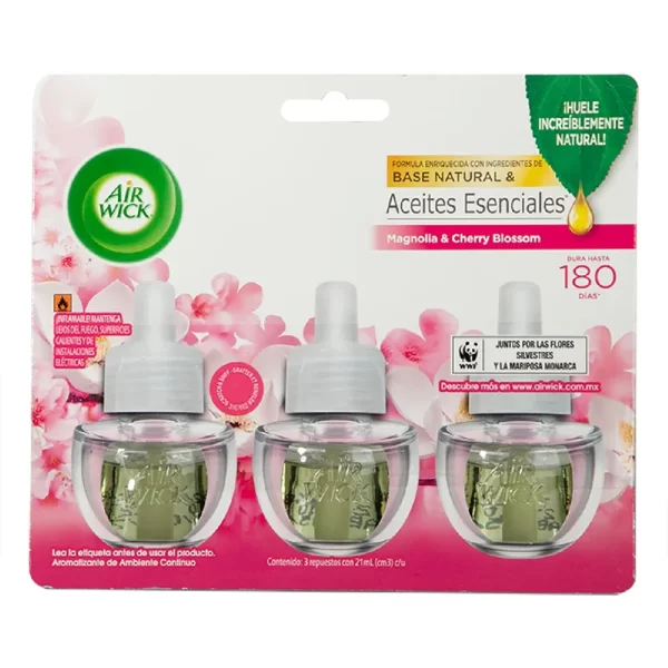 REPUESTO C/3 AIRWICK ACEITES MAGNOLIA/CH