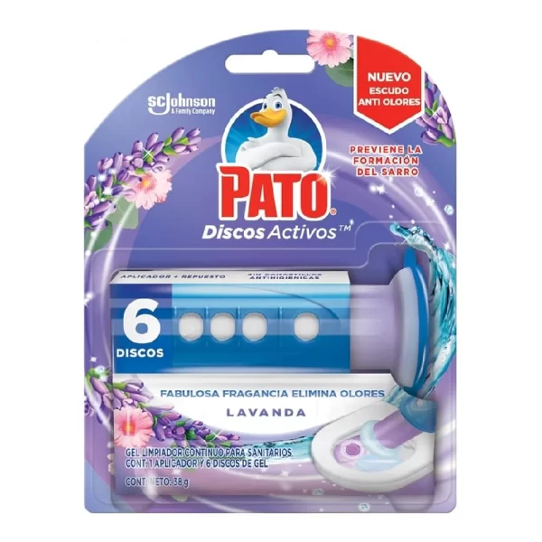 1 APLICADOR Y 6 DISCOS GEL 38 G PATO SC