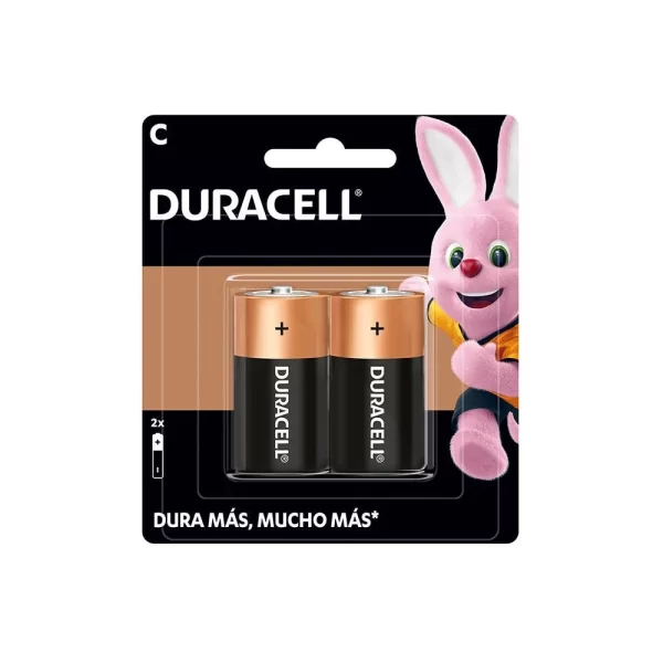 BATERIA “C” C/2 PIEZAS DURACELL